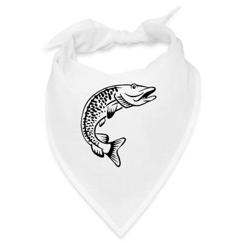 Hecht - Bandana - Weiß - Vorne