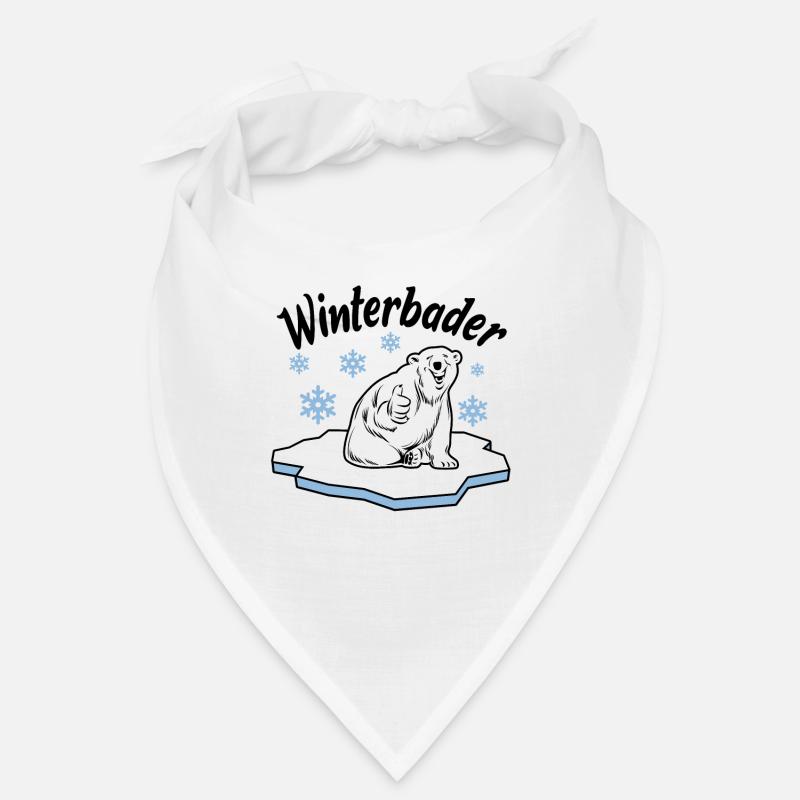 Winterbader Eisbaden Eisbad Spruch Bandana