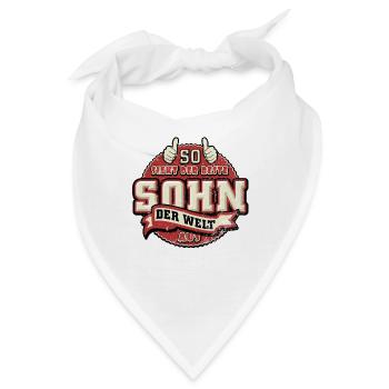 So sieht der beste Sohn der Welt aus - Bandana - Weiß - Vorne