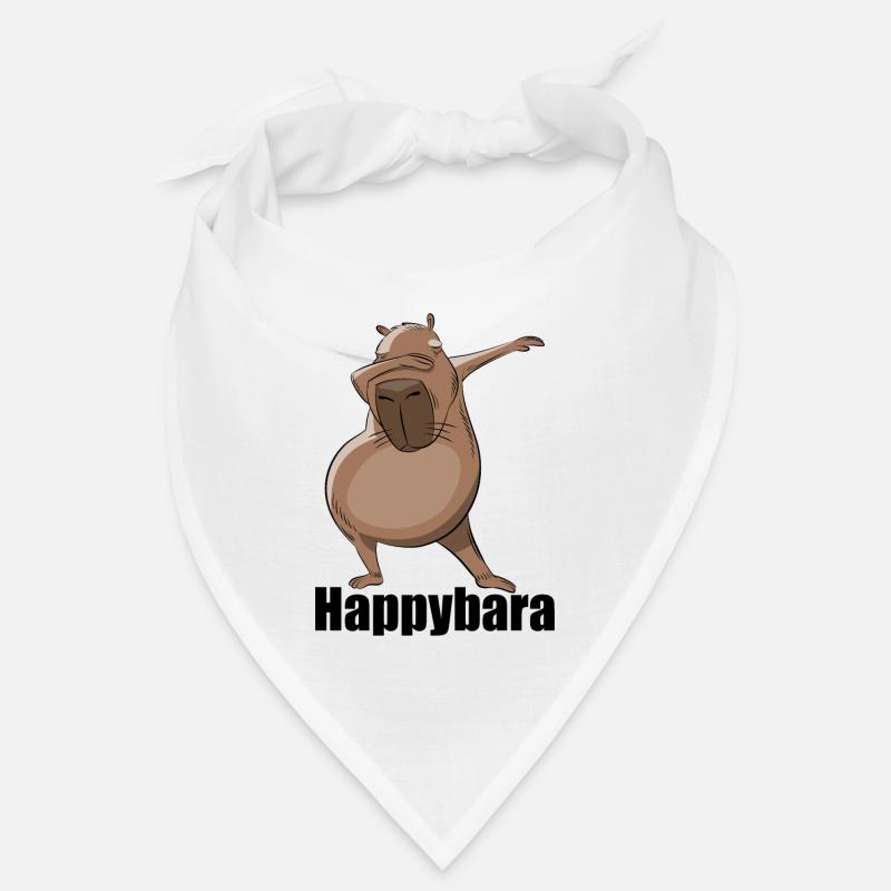 Capybara Dabbing Happybara Geschenk Bandana