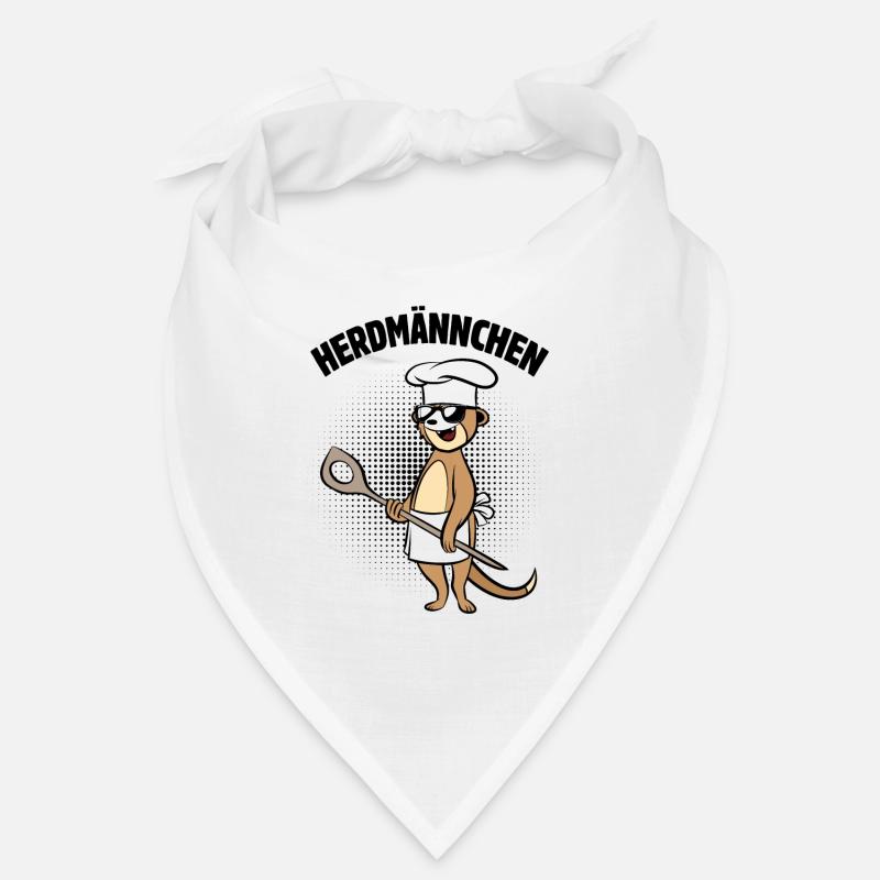 Herdmännchen - Erdmännchen mit Kochlöffel Bandana