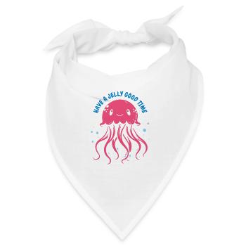 Have a jelly good time - Qualle mit Tentakeln - Bandana - Weiß - Vorne