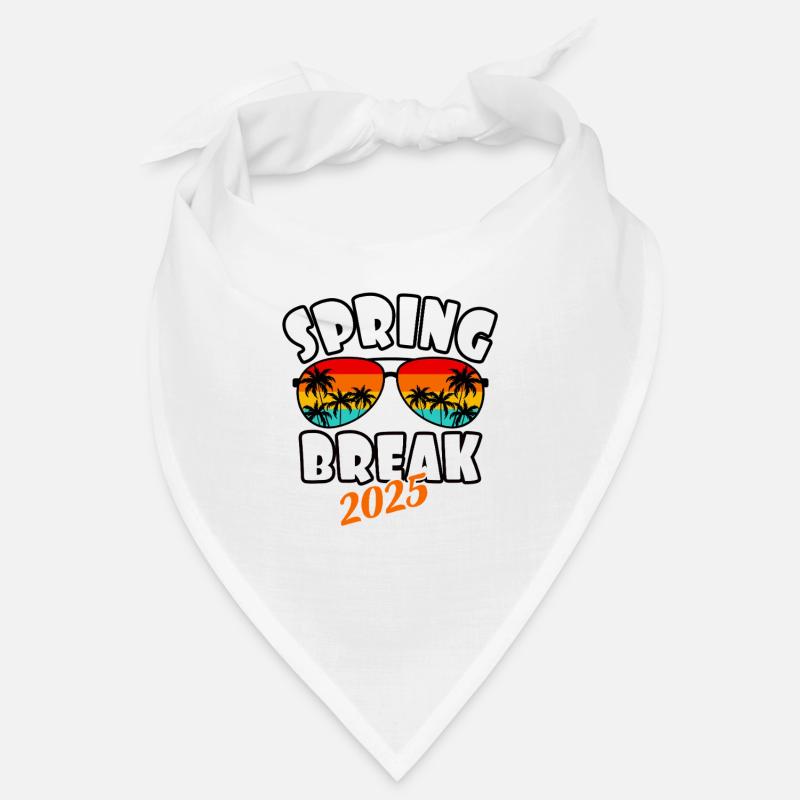 Spring Break 2025 Retro Sunset & Beach Bandana