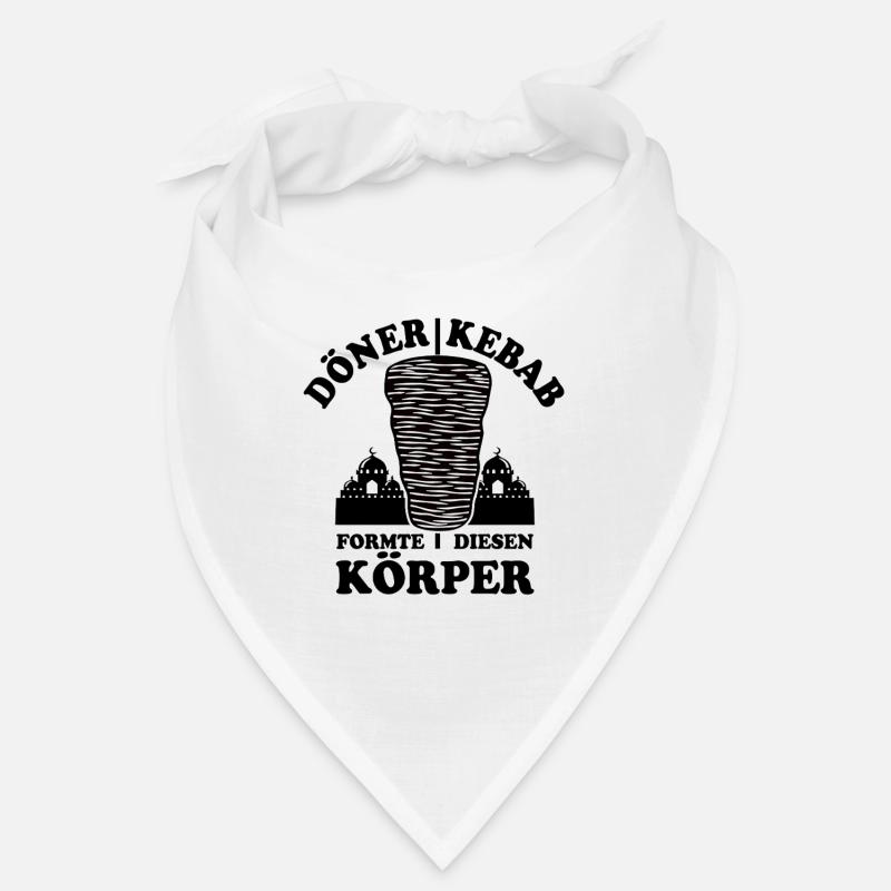 Döner Kebab formte diesen Körper - Spruch Bandana
