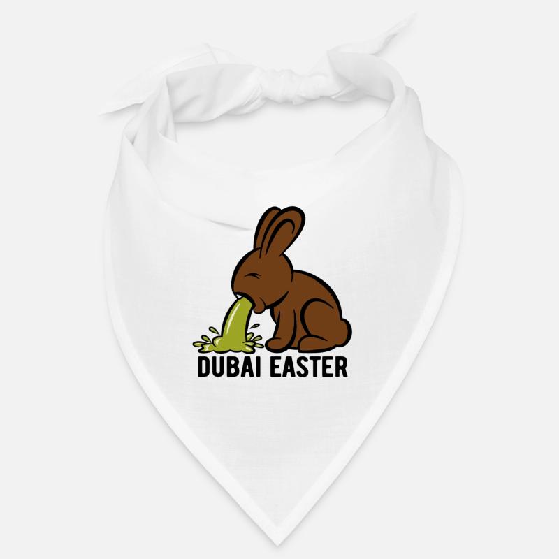 Easter Bunny Puking - Dubai Easter - Easter Bandana