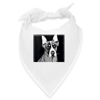 wuff wuff - Bandana - Weiß - Vorne