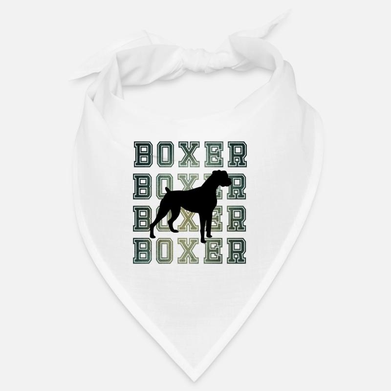 Disko Retro Boxer Hund Bandana