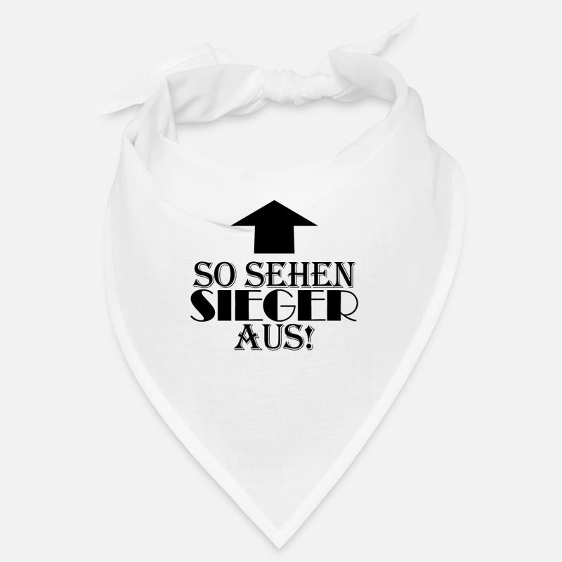Sieger Erster Gewinner Bandana