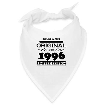 1996 - Baujahr 1996 - Jahrgang 1996 - Bandana - Weiß - Vorne