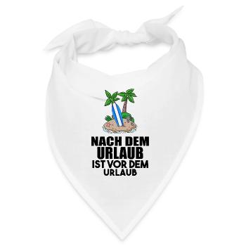 Urlaub - Bandana - Weiß - Vorne