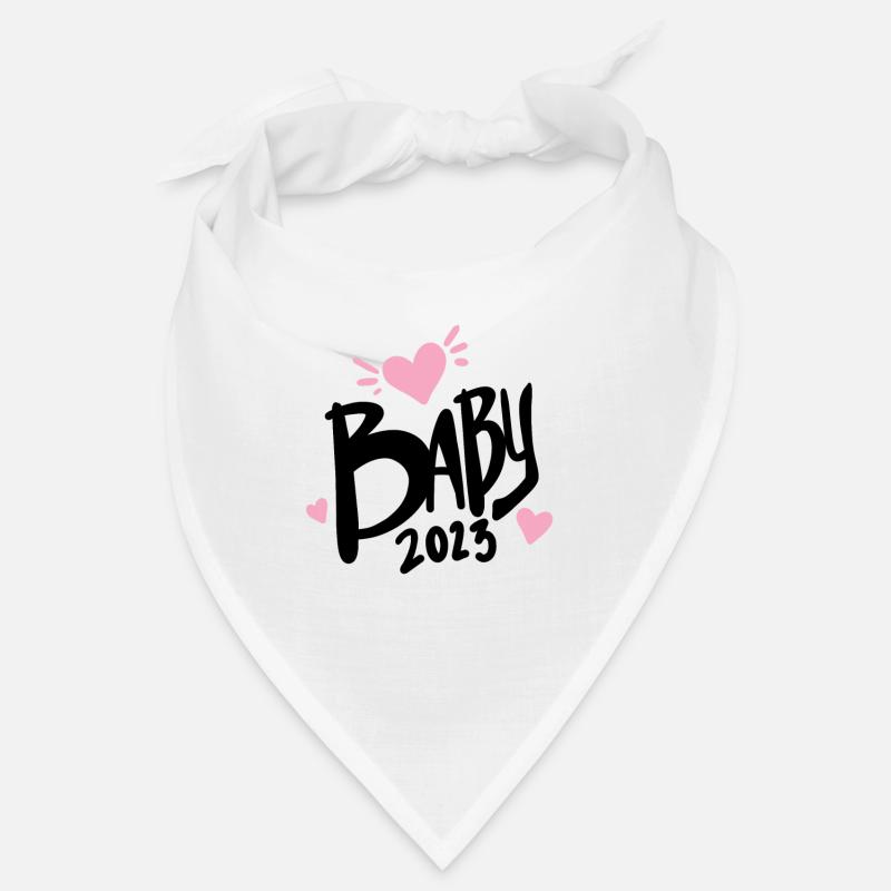 Bébé 2023 - Naissance Enceinte 2023 Grossesse Bandana