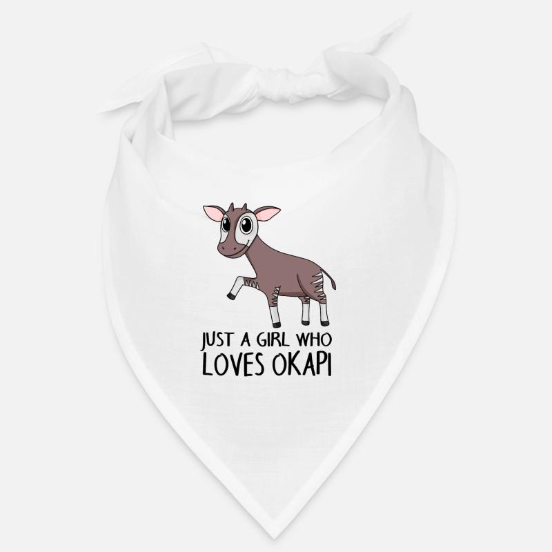 Okapi Mädchen Spruch Bandana