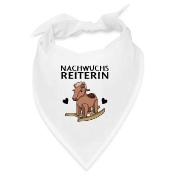 Reiterin Nachwuchs Pferd - Bandana - Weiß - Vorne