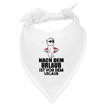 Urlaub - Bandana - Weiß - Vorne
