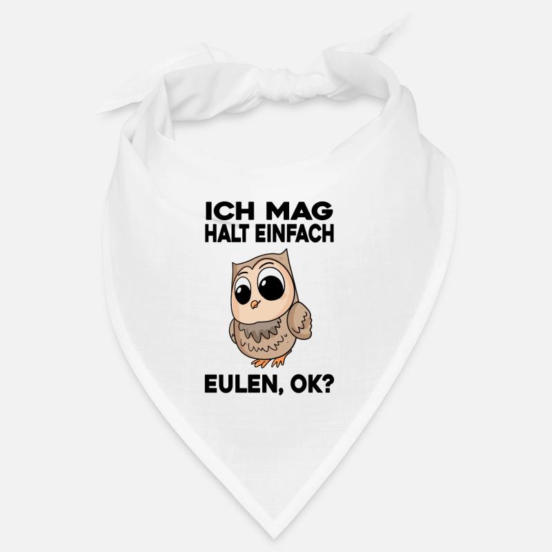 Ich mag halt einfach Eulen Bandana