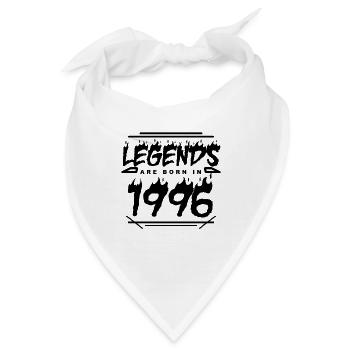 Legende 1996 - Jahrgang 1996 - Baujahr 1996 - Bandana - Weiß - Vorne