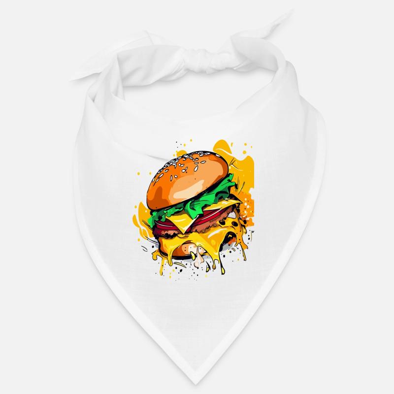 Extra Cheese Burger Cheeseburge Bandana