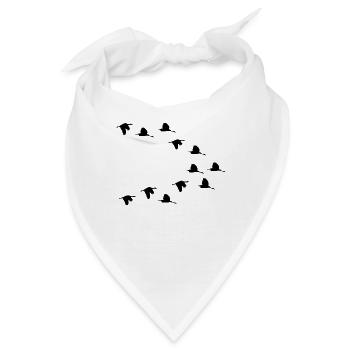 b i r d650 - Bandana - Weiß - Vorne