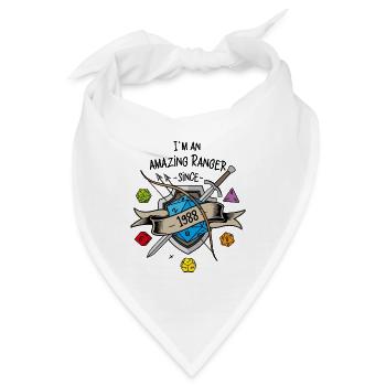 Ich bin seit 1988 ein erstaunlicher Ranger - Bandana - Weiß - Vorne