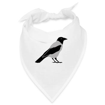 b i r d78 - Bandana - Weiß - Vorne