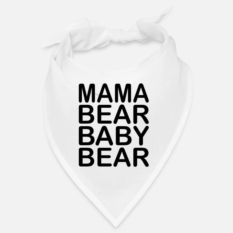 Maman Ours Bébé Ours - Bandana - blanc