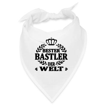 Bester bastler der welt - Bandana - Weiß - Vorne