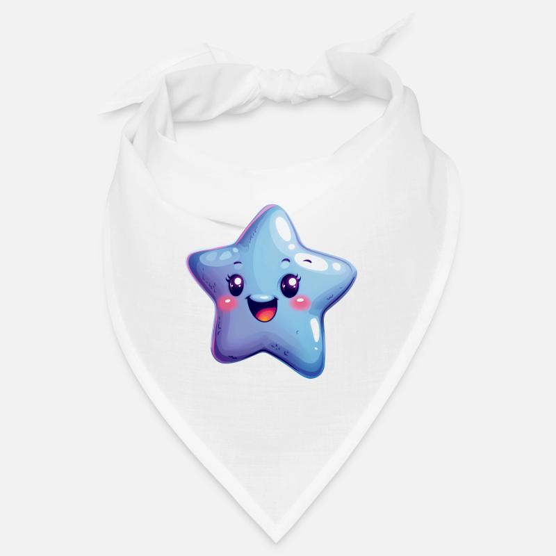 Stern - Bandana - Weiß