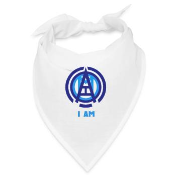 Ich BIN Symbol - Bandana - Weiß - Vorne