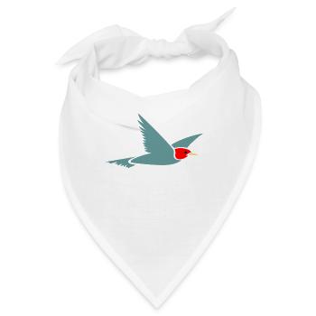 b i r d382 - Bandana - Weiß - Vorne