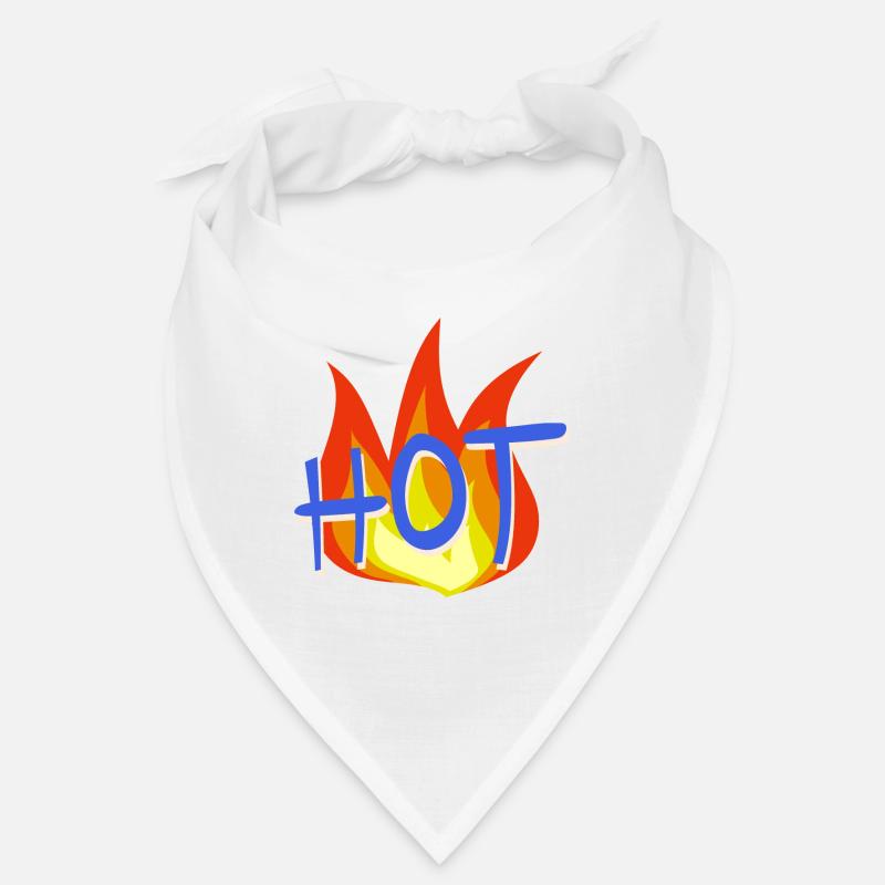 Flamme chaude avec courant d’air Bandana
