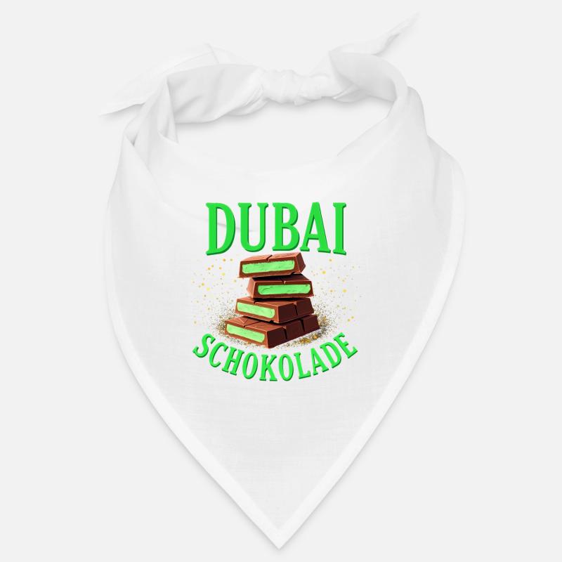 Dubai-Schokolade - Lustiger Spruch Bandana