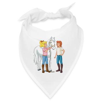 Bibi und Tina mit Sabrina - Bandana - Weiß - Vorne