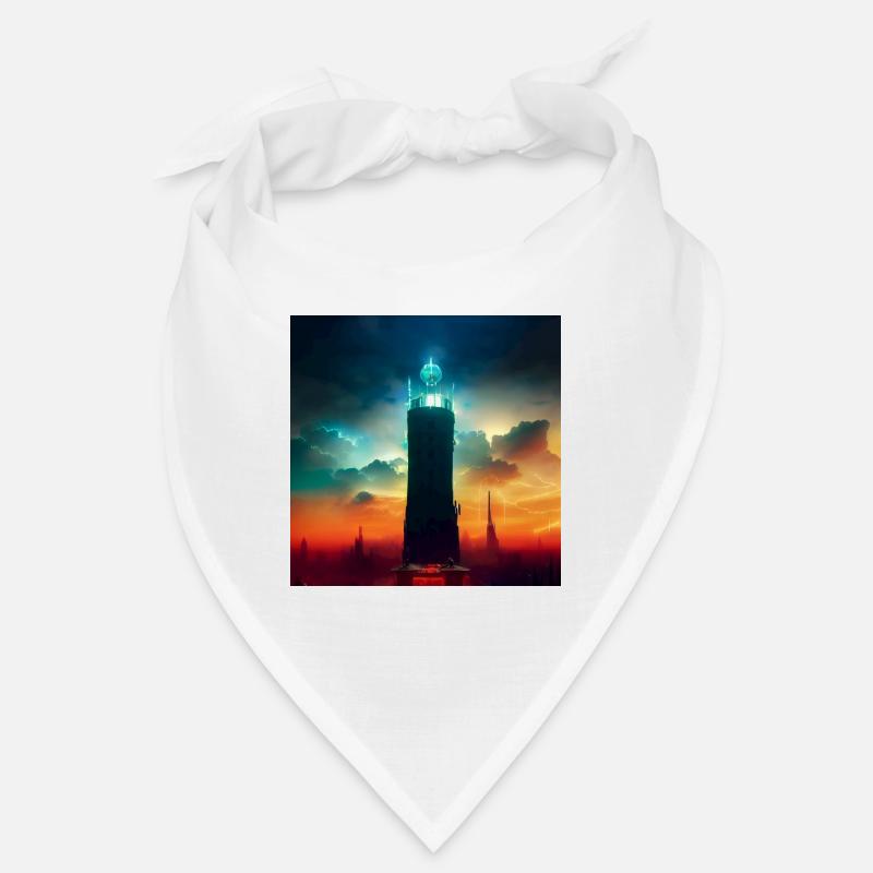 La tour - Bandana - blanc