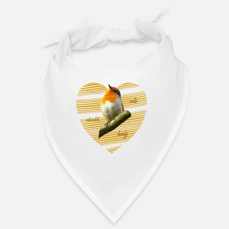 Rouge-gorge Erithacus rubecula Bandana
