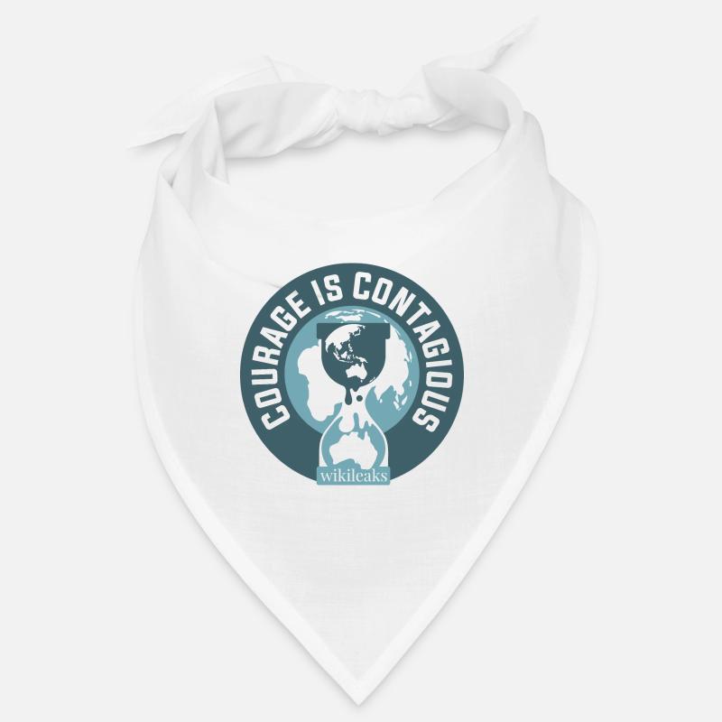 Courage is Contagious - WikiLeaks Bandana