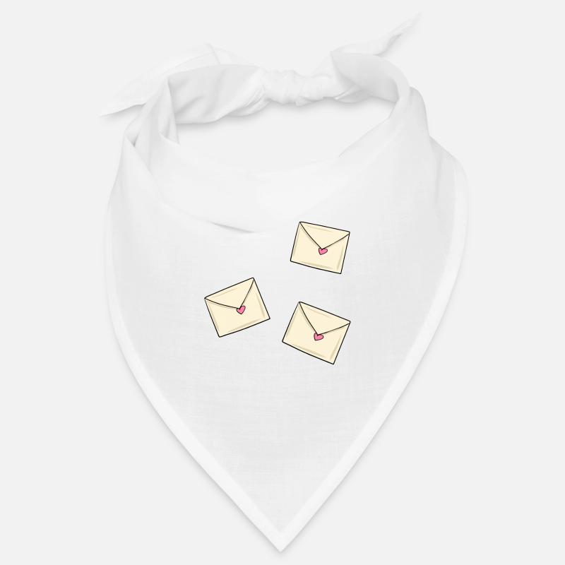 brief herz briefe muster liebe Bandana