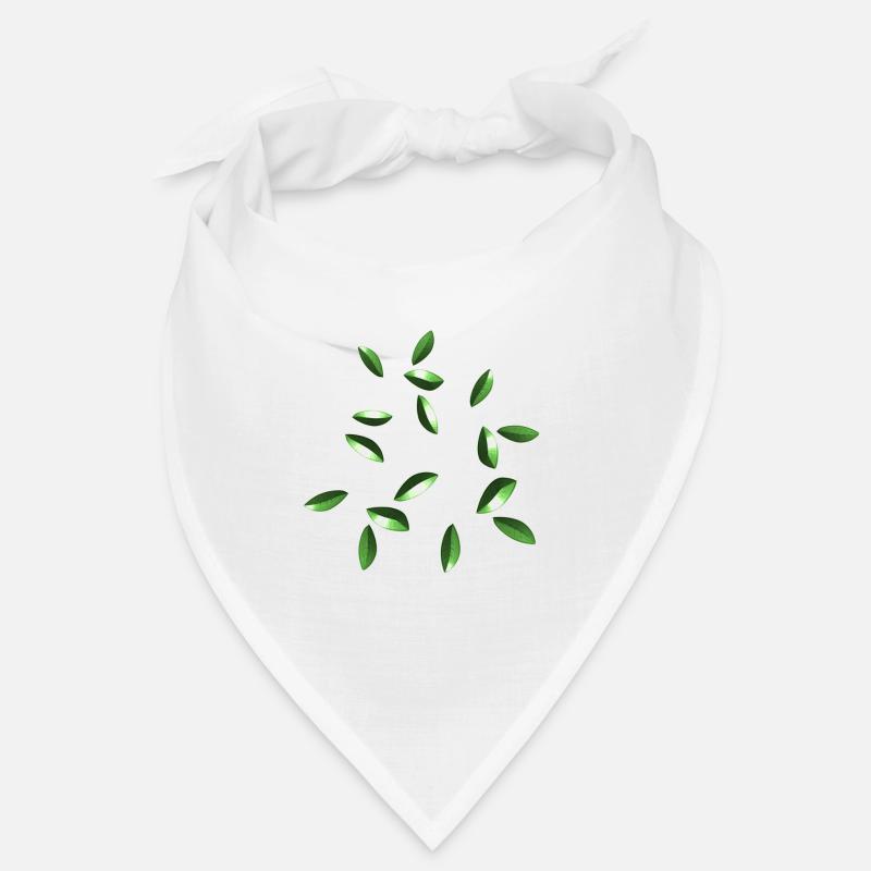 leaves glossy pattern sheet Bandana