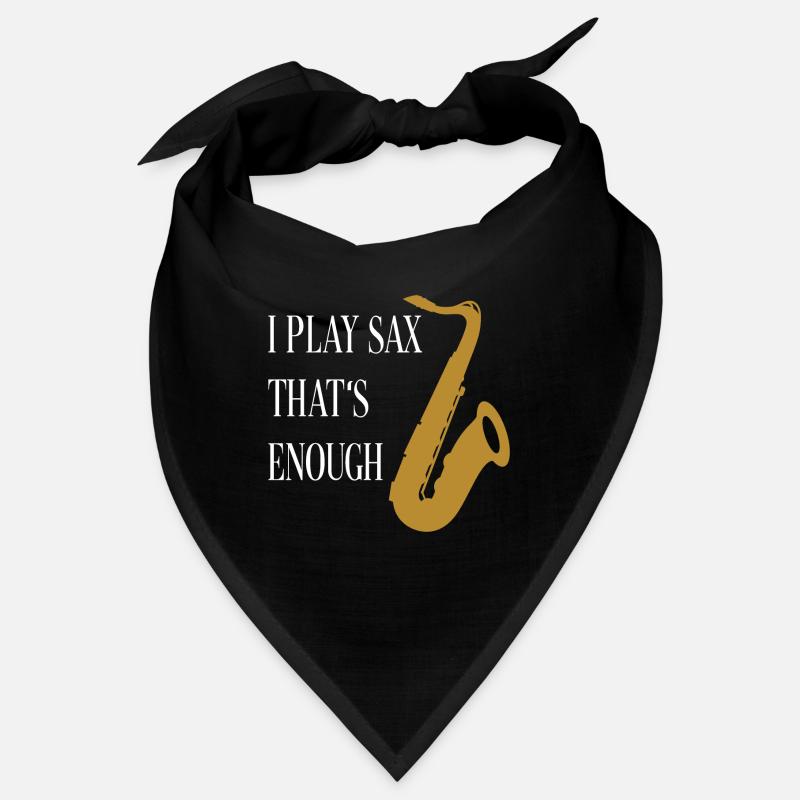 Je joue du saxophone - ça suffit Bandana