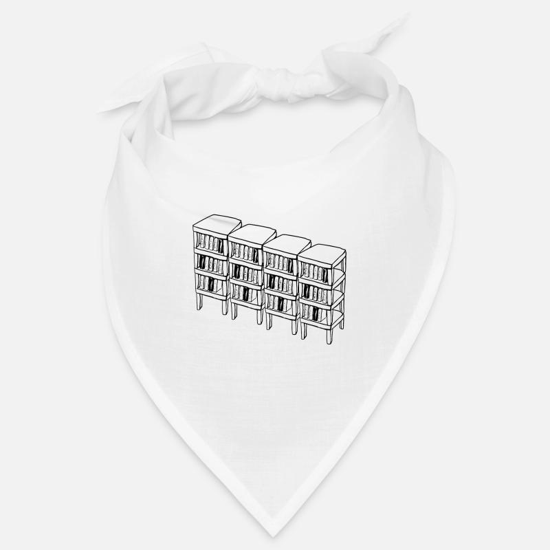 Livres de lecture de bibliothèque - Bandana - blanc