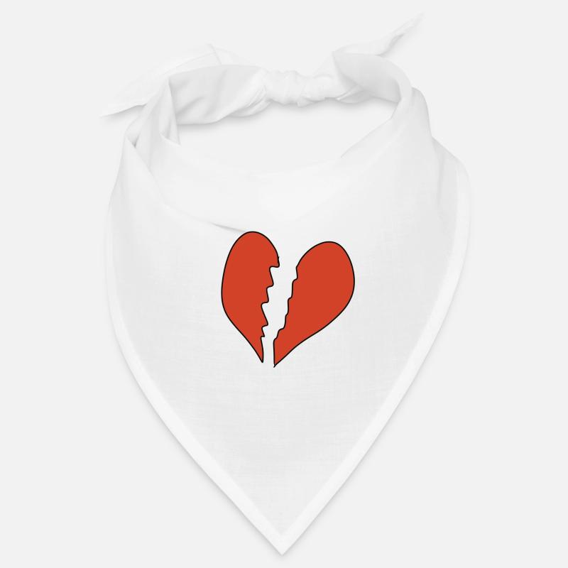broken heart icon Bandana