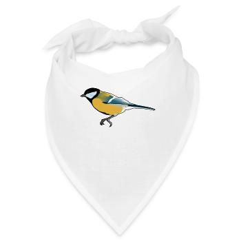b i r d946 - Bandana - Weiß - Vorne
