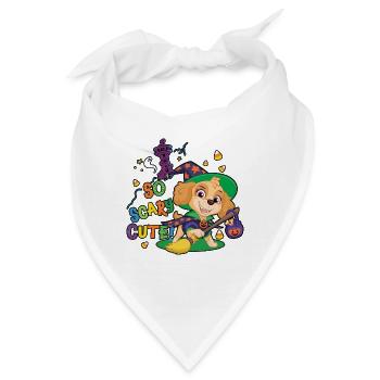 Paw Patrol Skye So Scary Cute! Halloween Design - Bandana - Weiß - Vorne