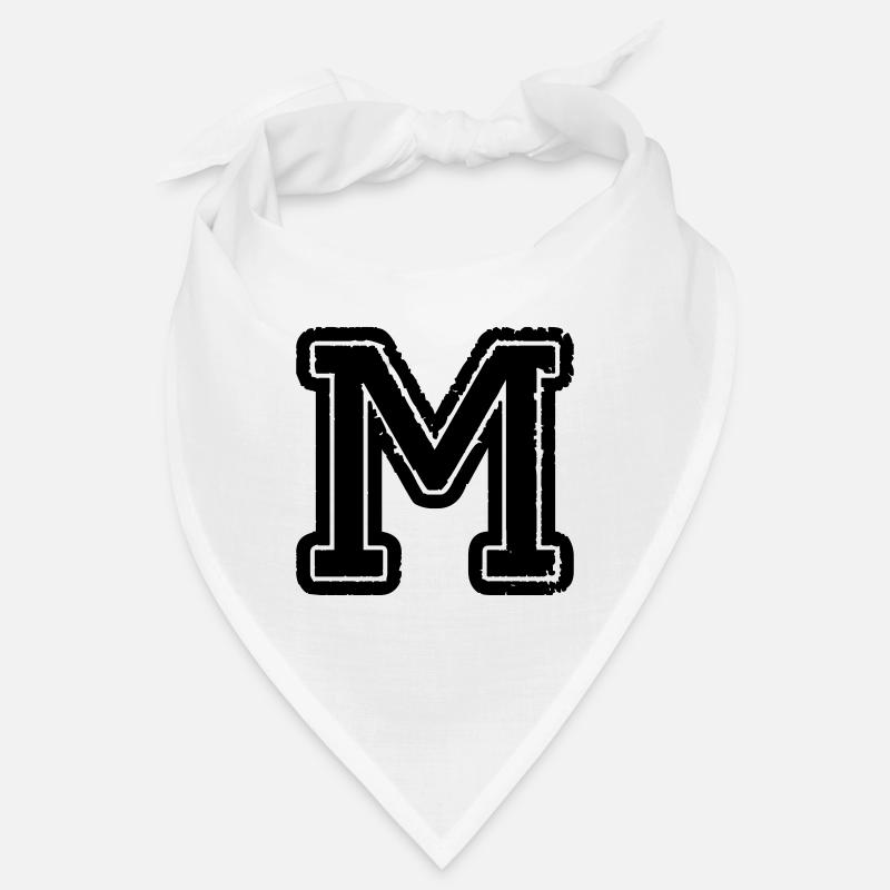 letter M Bandana