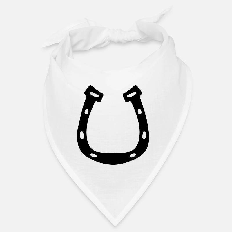 Hufeisen Glücksbringer Hochzeit Pferdesprüche Bandana