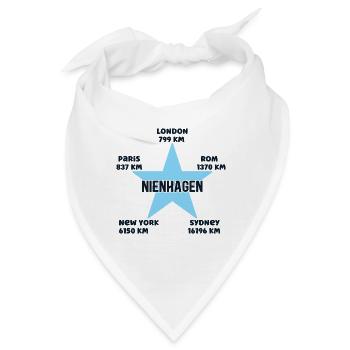 Nienhagen Urlaub Ostseeküste Ostseebad Ostsee - Bandana - Weiß - Vorne
