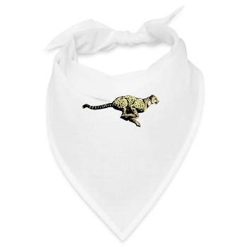 cheetah cat jaguar leopard ocelot gepard wildcat23 - Bandana - Weiß - Vorne