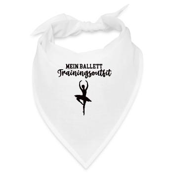 Ballerina MEIN BALLETT TRAININGSOUTFIT Ballet Tanz - Bandana - Weiß - Vorne