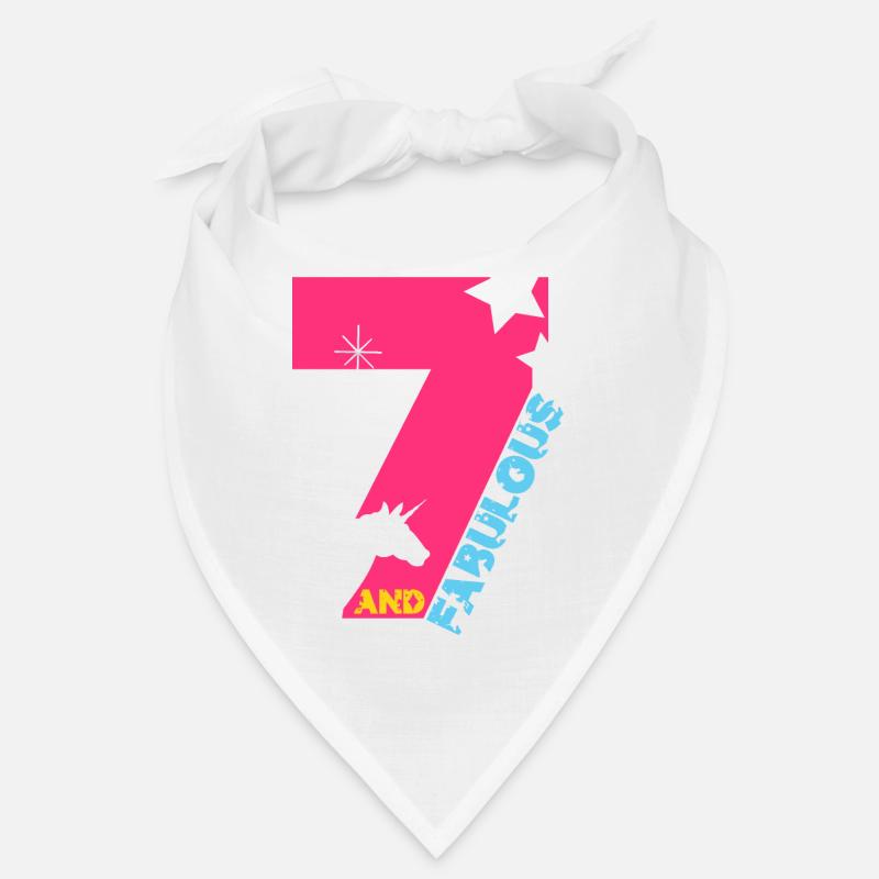 7 ET FABULEUSE LICORNE 7E ANNIVERSAIRE Bandana