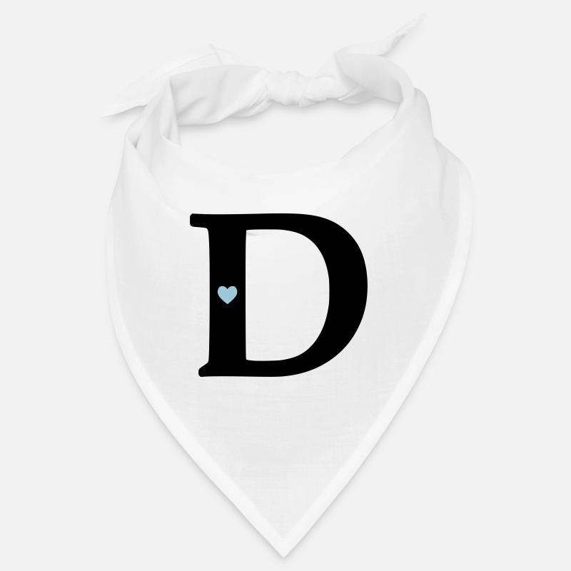 point d Lettre initiale Bandana