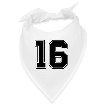 16 - Bandana - Weiß - Vorne